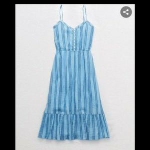 American eagle stripes Maxy summer flowy dress